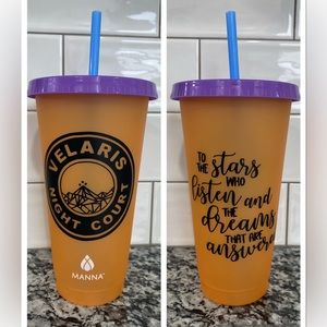New! Color changing cold cup. ACOTAR 📚 inspired, Velaris night court
